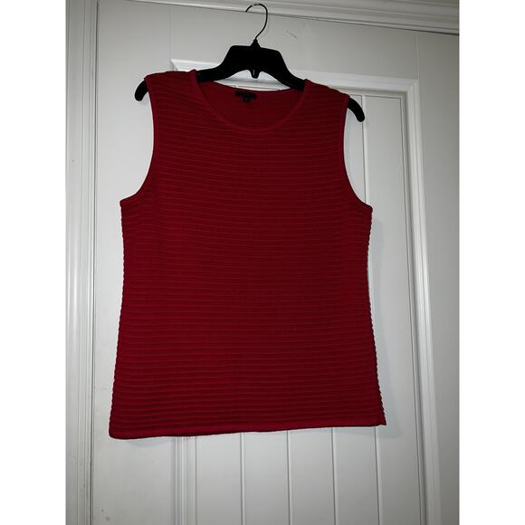 Talbots womens pink magenta vest sweater petite womens PL - Picture 5 of 5